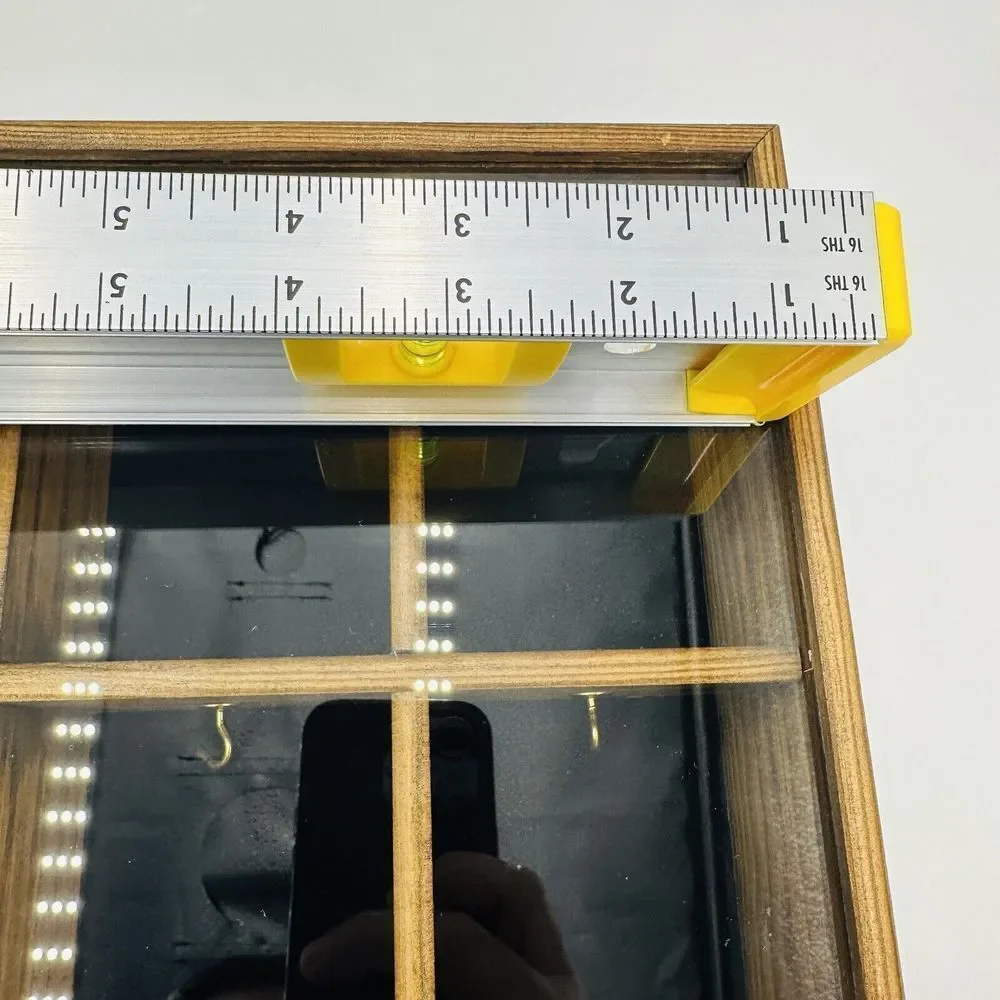 Tannery Lane Trinket Curio Glass Co Wooden Miniature Front Wall Ornament Hanging - Picture 12 of 15